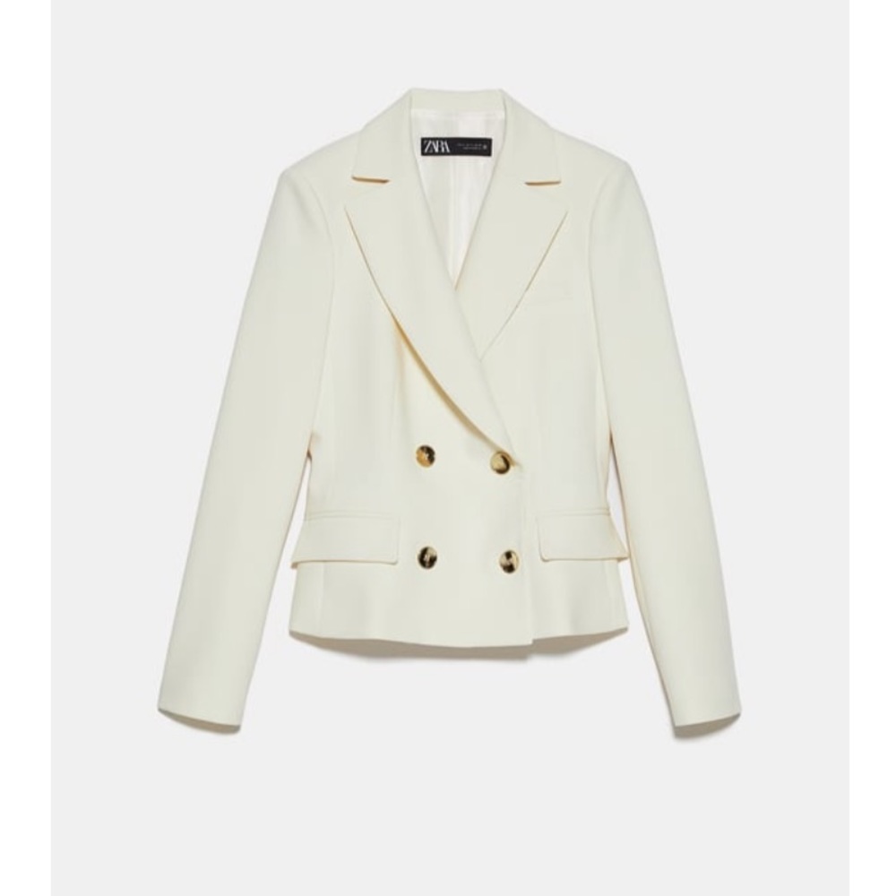 NWT ZARA cream blazer